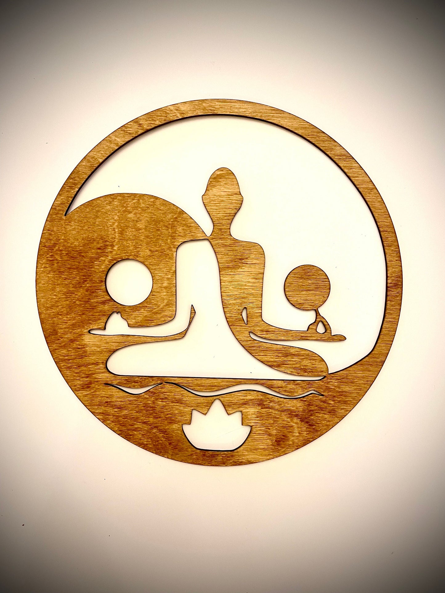 Yoga Chakra Wood Wall Art | 3-Panel Set | Multiple Finishes