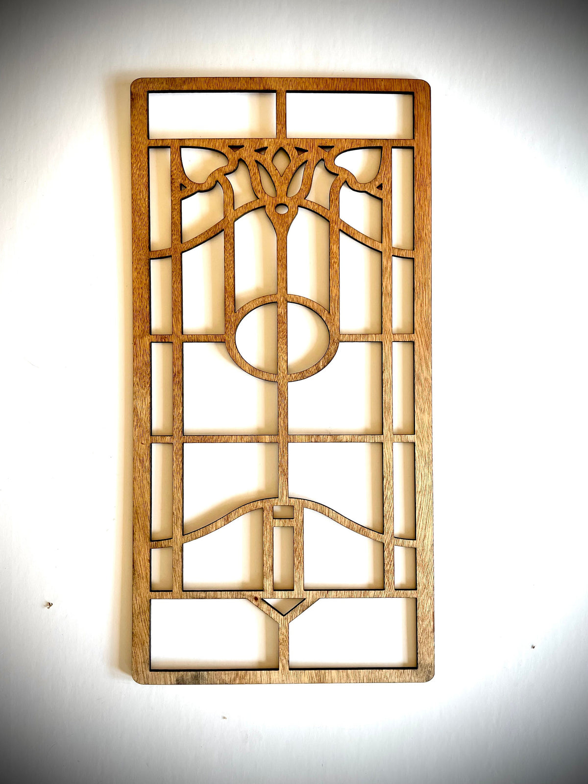 Boho Modern Art Nouveau Geometry Wood Wall Art | 4-Panel Set | Multiple Sizes & Finishes | Set A