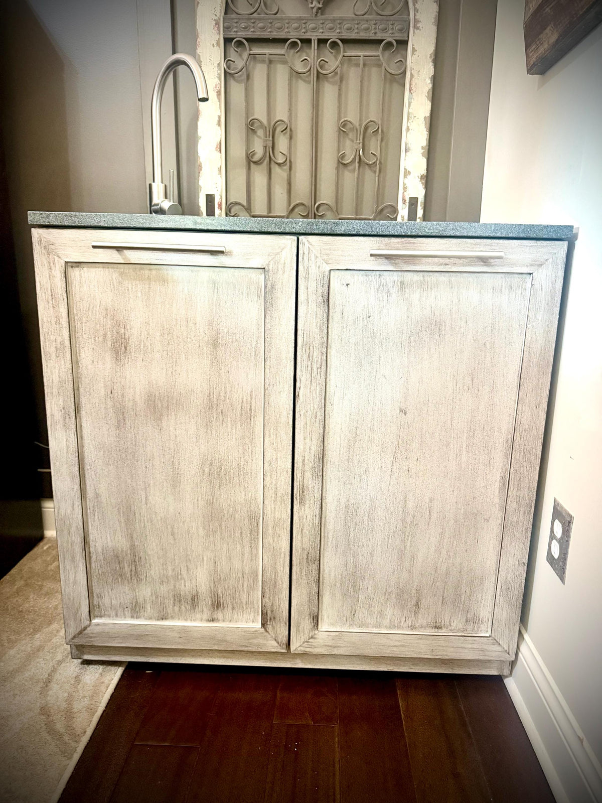 Art Deco Geometry Kitchen & Bathroom Cabinet Facing Panels | Custom Sized | Raw, Primed & Finished | Style 001