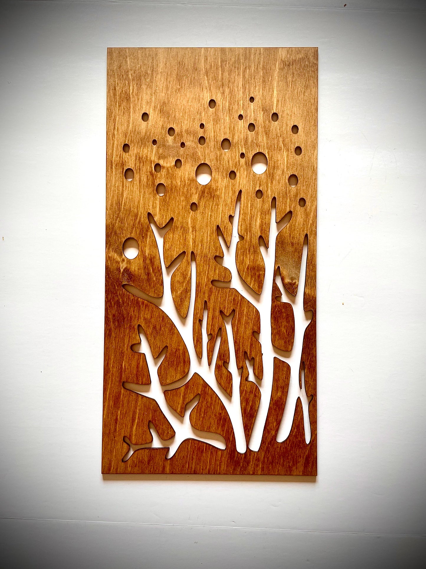 Boho Trees & Stars Wood Wall Art | 3-Panel Set | Multiple Sizes & Finishes