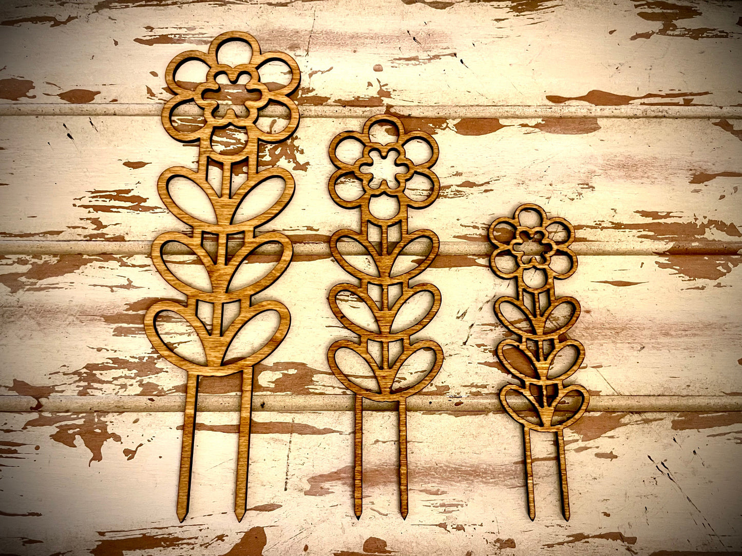 Boho Indoor Plant Trellis | Flower | Multiple Sizes & Finishes | Style G