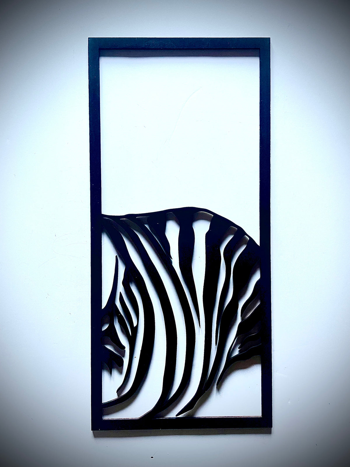 Zebra Wood Wall Art | 3-Panel Set | Black & Multiple Finishes