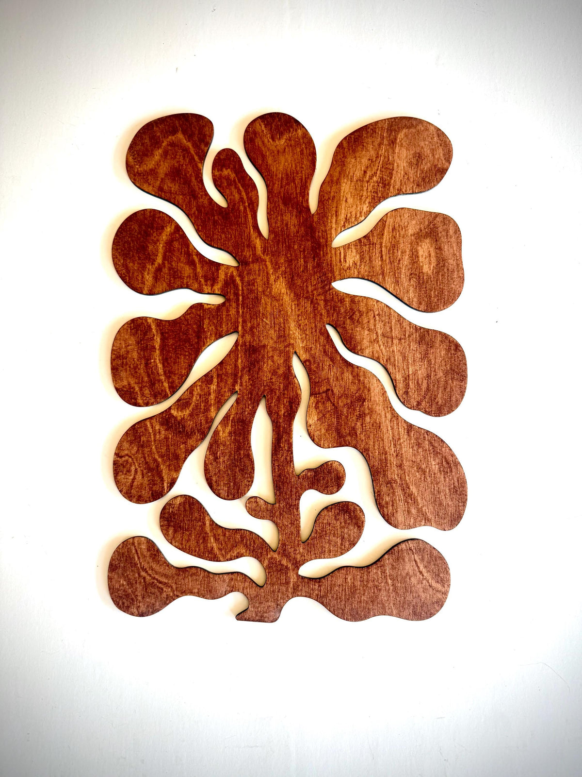 Square Flower Design Wood Wall Art | 3-Panel Set | Multiple Sizes & Finishes